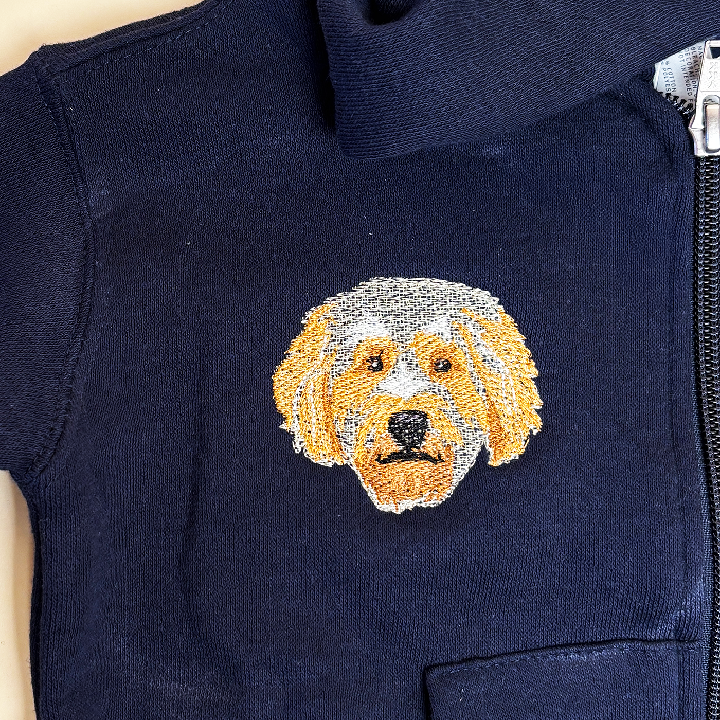 Custom Pet Portrait- Infant Sweatshirts - Baby Sizes
