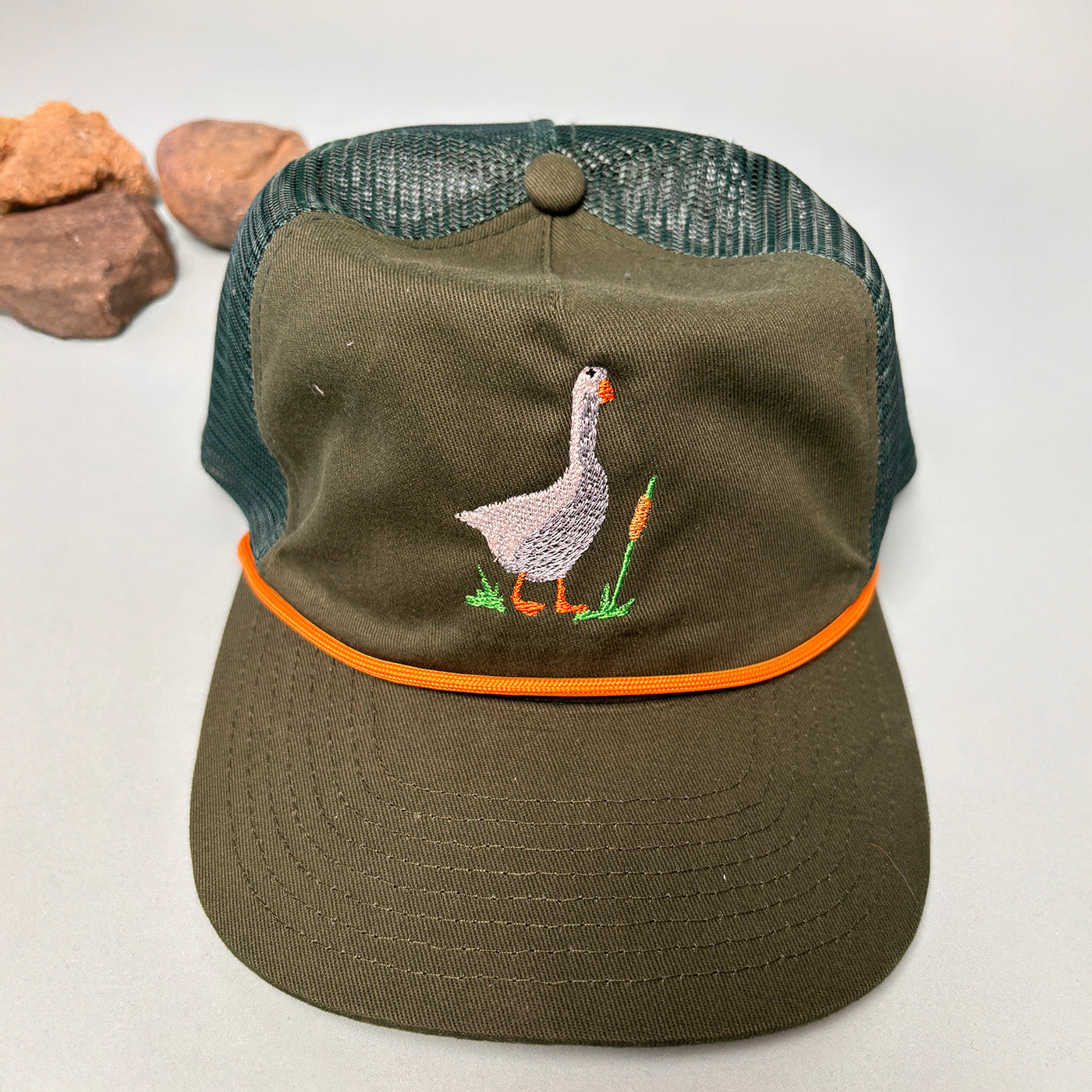 Wild Goose Hat – Embroidered 5-Panel Style