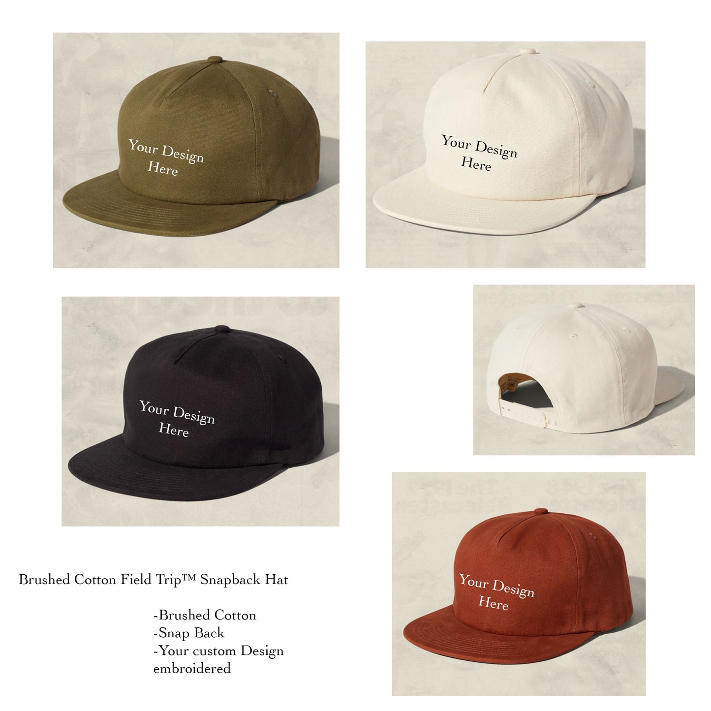 Unique Personalized-Custom Child Art Caps