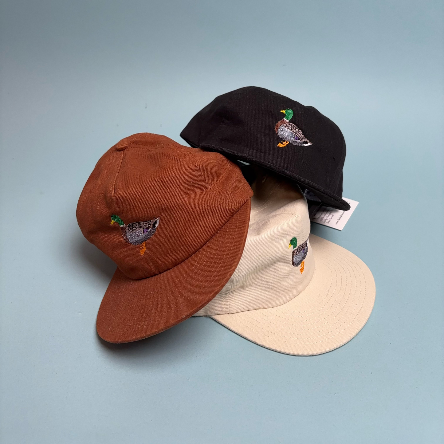 Embroidered Duck Hat -Portion of proceeds goes to saving the ducks