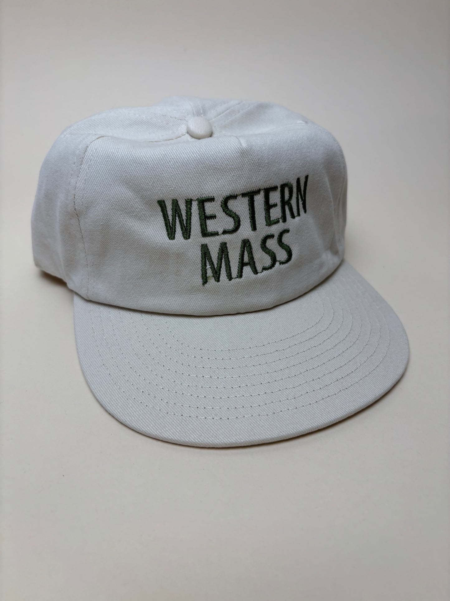 Western Mass Snap Back Brushed 5 panel Cotton Hat