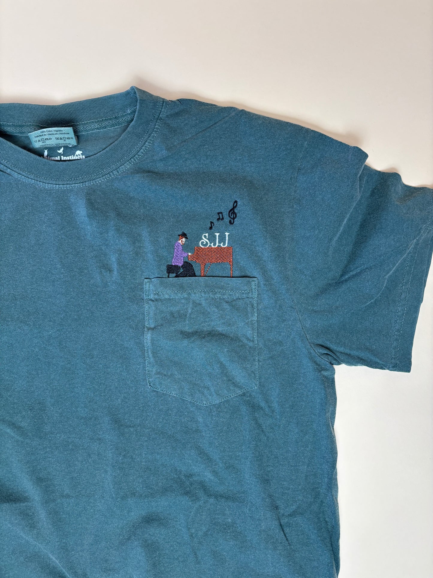 Custom Embroidered Pocket Shirt with Your Photo Portrait!