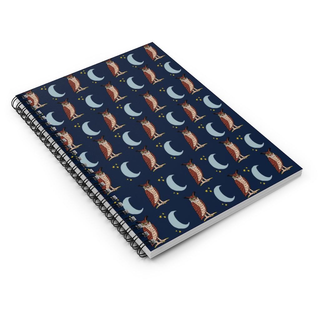 Owl Moon Journal - Ruled Line- Notebook