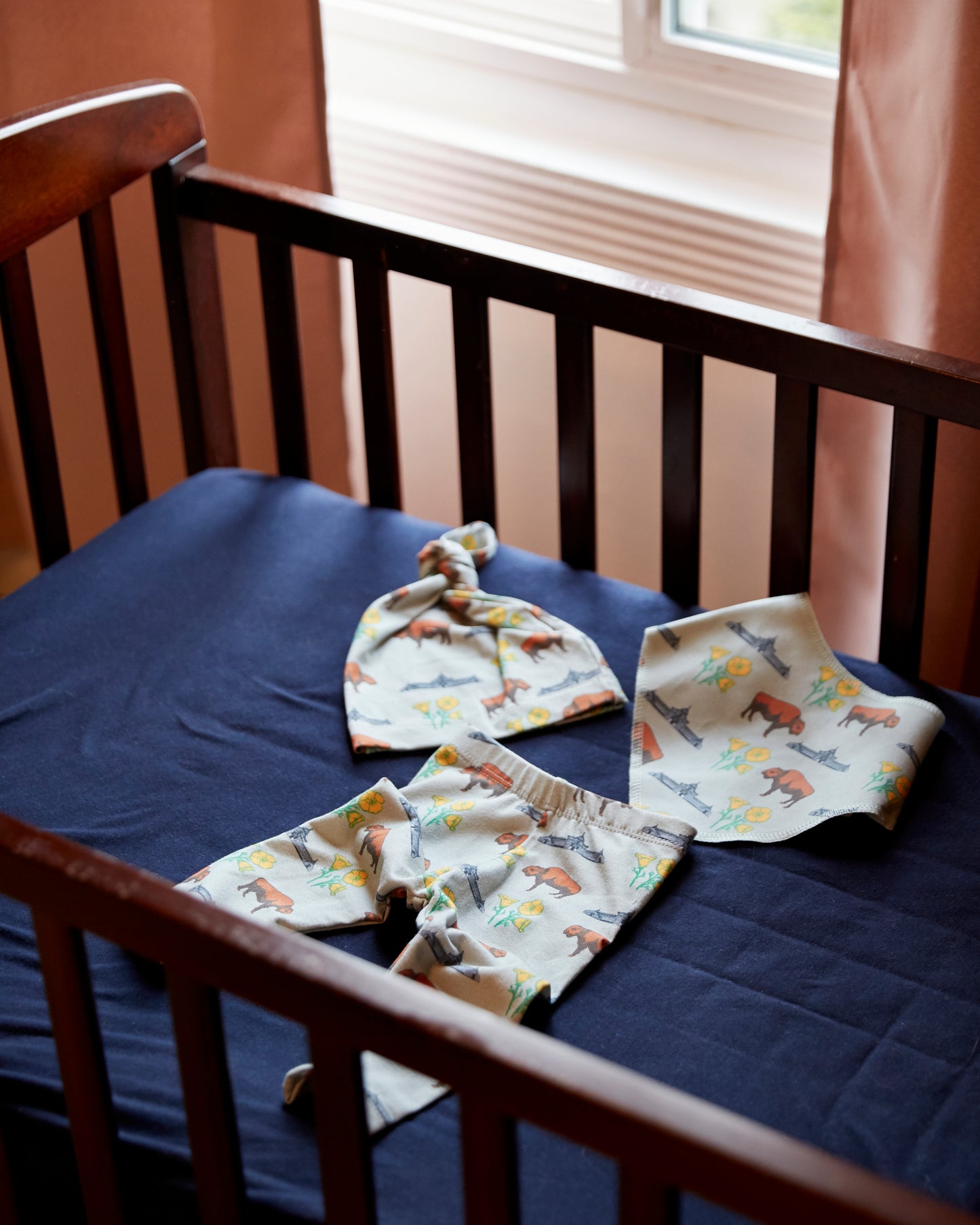 Buffalo Poppies Bib Scarf