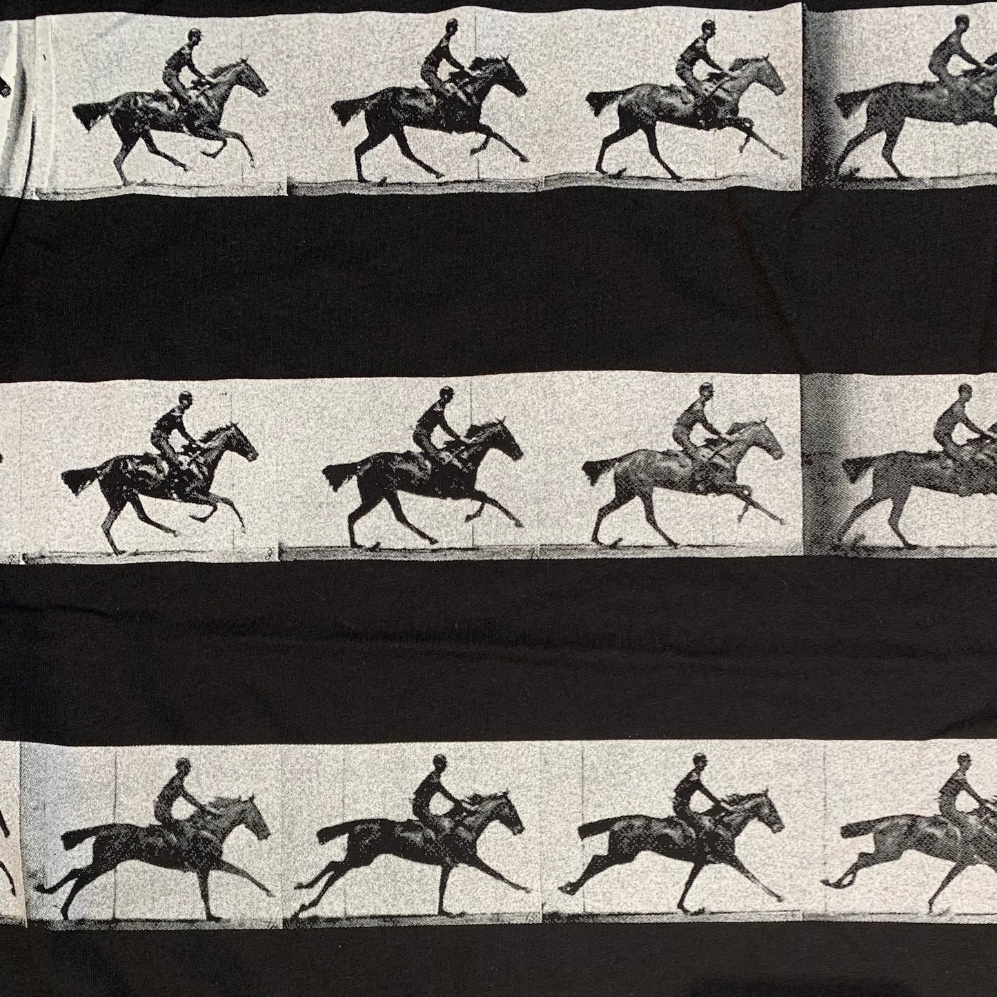 Motion Picture Black Free Gold Watch Horse Shirt
