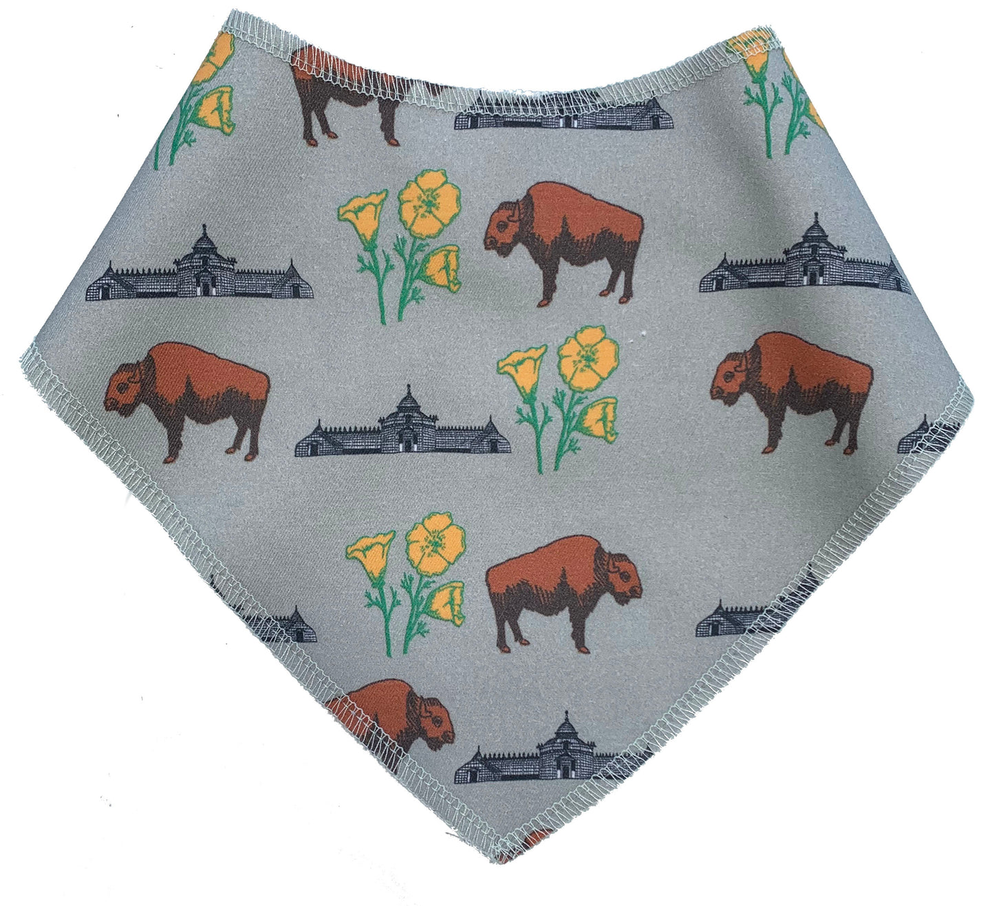 Buffalo Poppies Dog Scarf