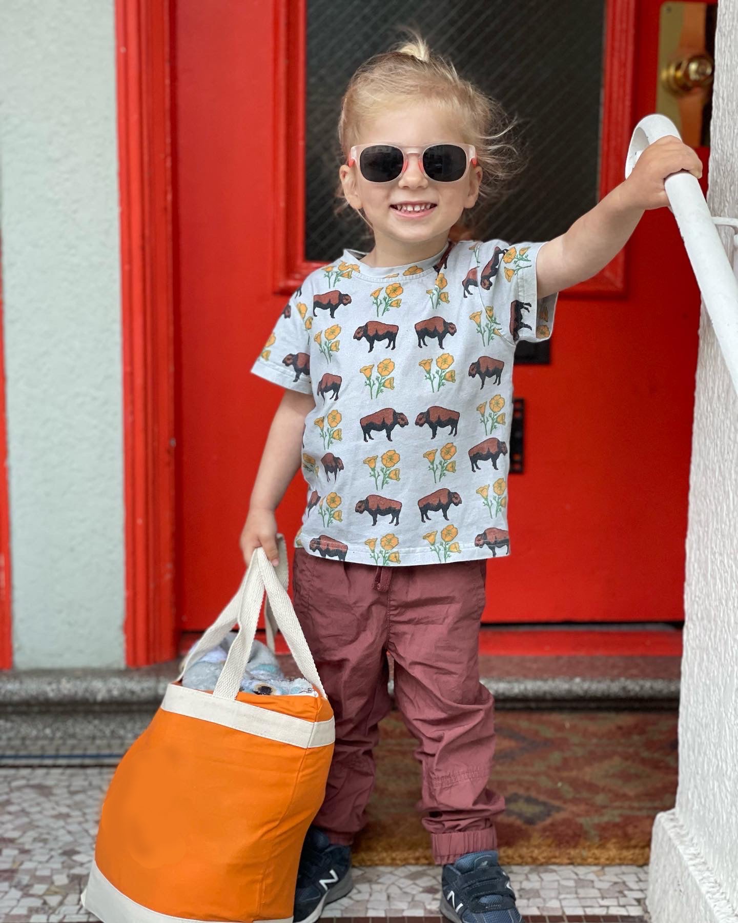 Buffalo California poppy Kids shirts