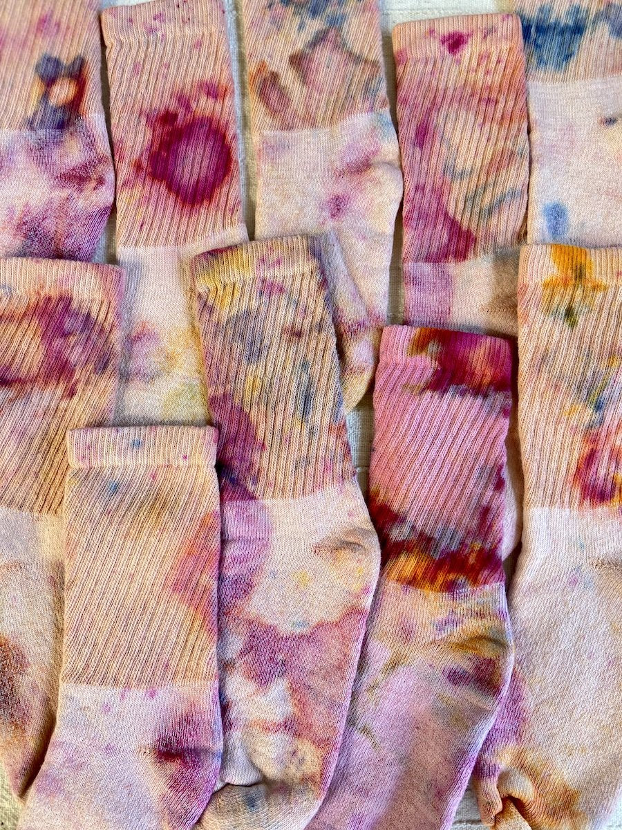 Organic Cotton Socks in Wildflower