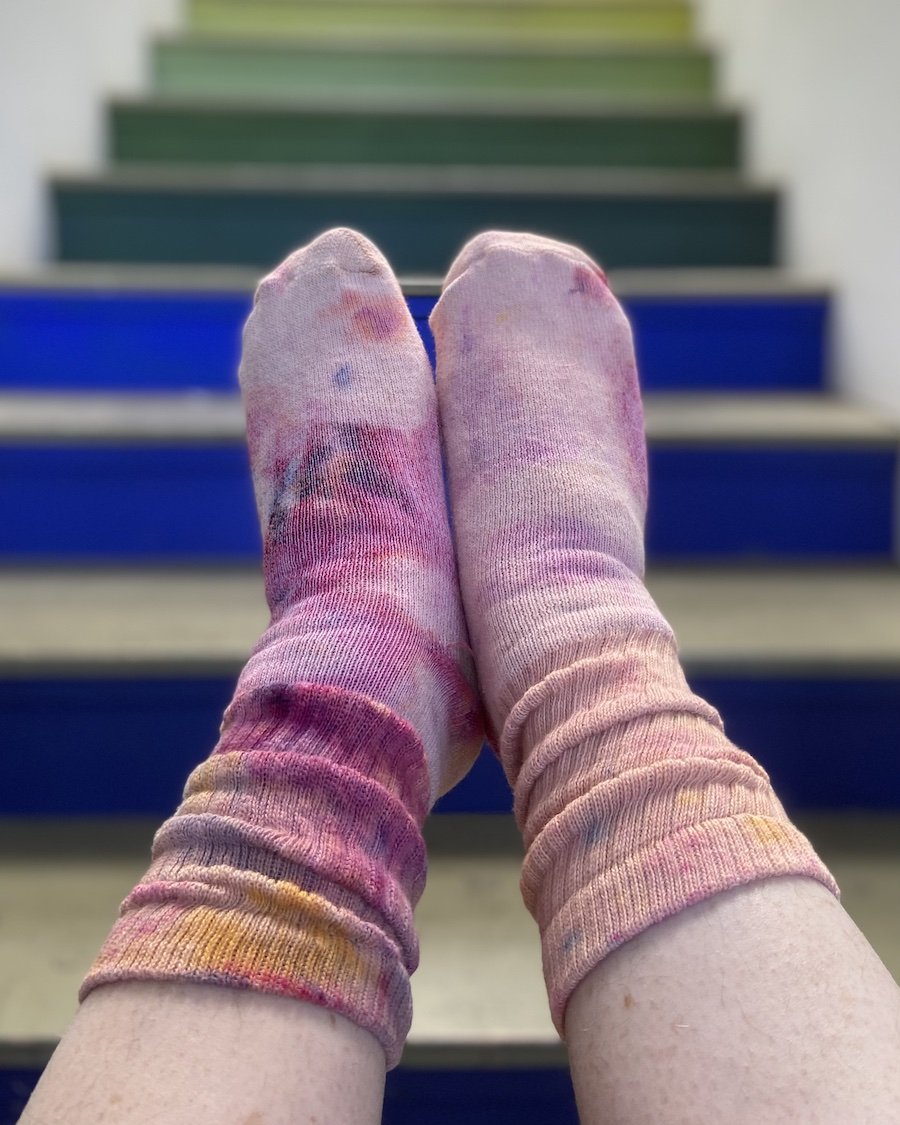 Organic Cotton Socks in Wildflower