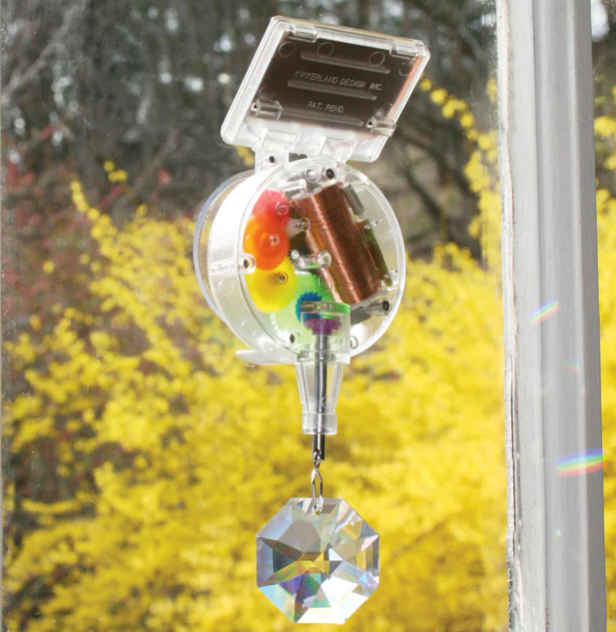 Solar Powered Rainbow Maker With Swarovski Crystal