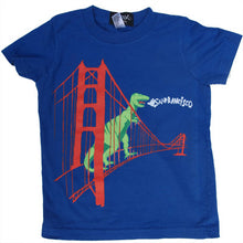 Kids' Royal Blue San Francisco Dinosaur Tee Shirt