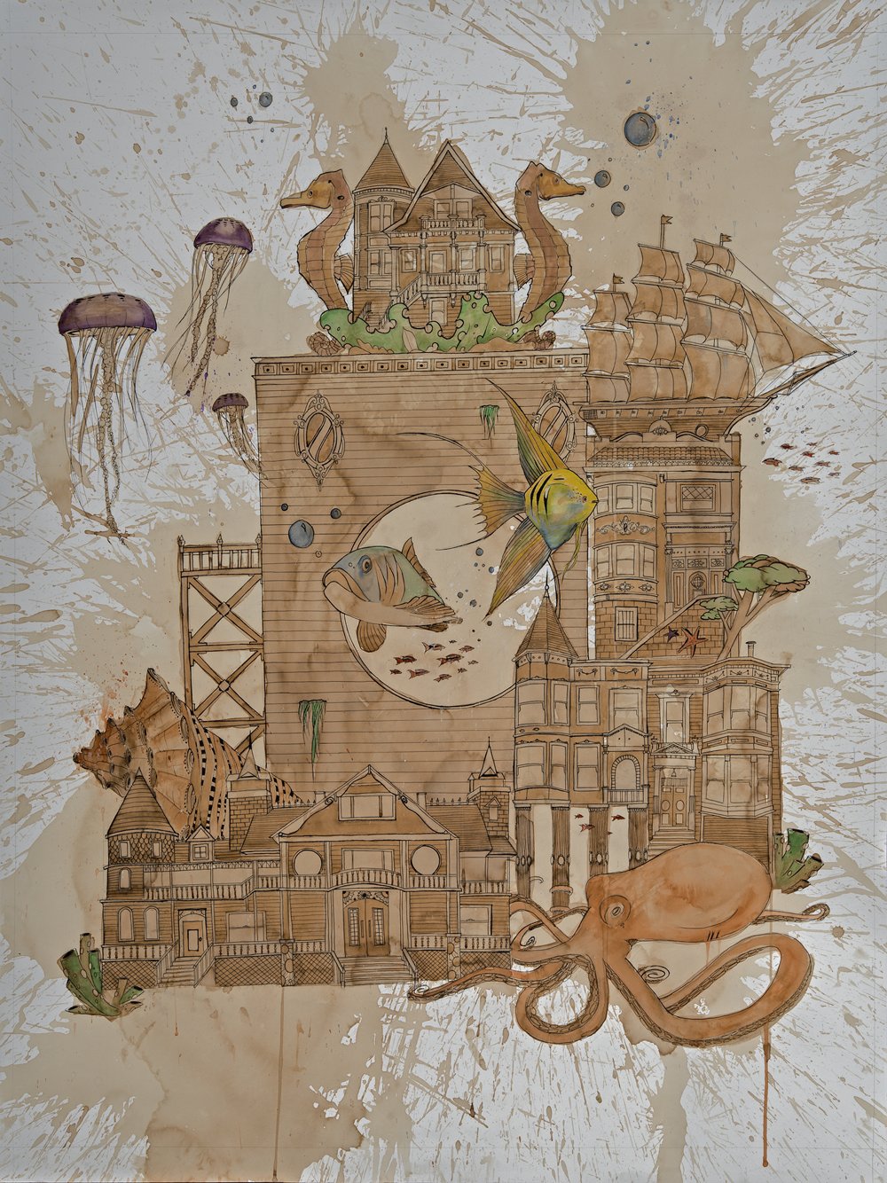 Fine Art Under Water Victorian Print