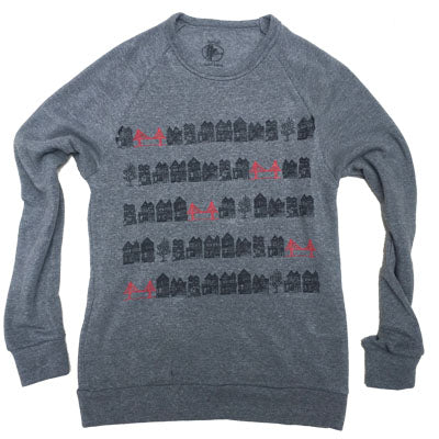 Unisex Victorian Bridges Crew Sweater