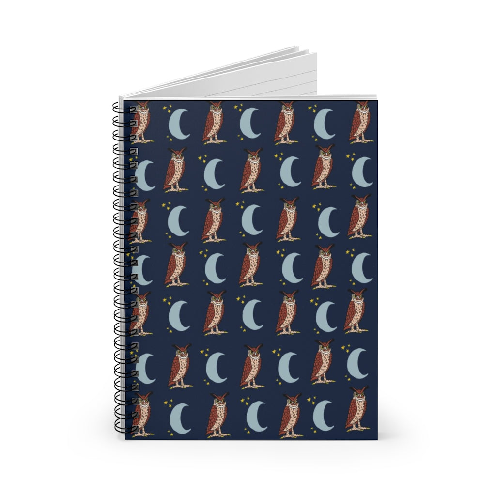 Owl Moon Journal - Ruled Line- Notebook