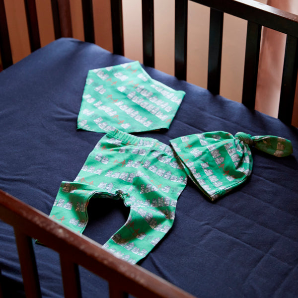 Victorian Bridges Baby Bib Scarf