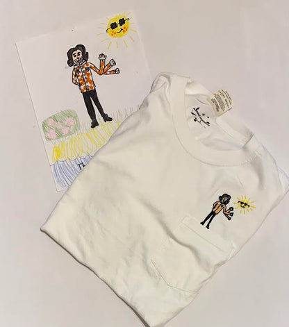 Transform Children's Artwork into Personalized Apparel Gift - Pocket Shirt