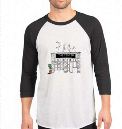 Center Dance - 3/4 sleeve Unisex Tee
