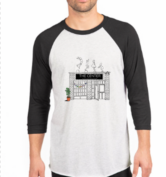 Center Dance - 3/4 sleeve Unisex Tee