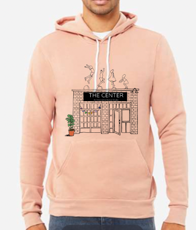 Center Dance - Unisex Peach Pullover Hoody