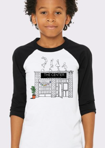 The Center Dance - 3/4 Sleeve Cotton Tee - Toddler & Youth Sizes