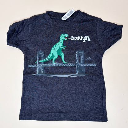 Kids' Dinosaur on NY Brooklyn Bridge Tee