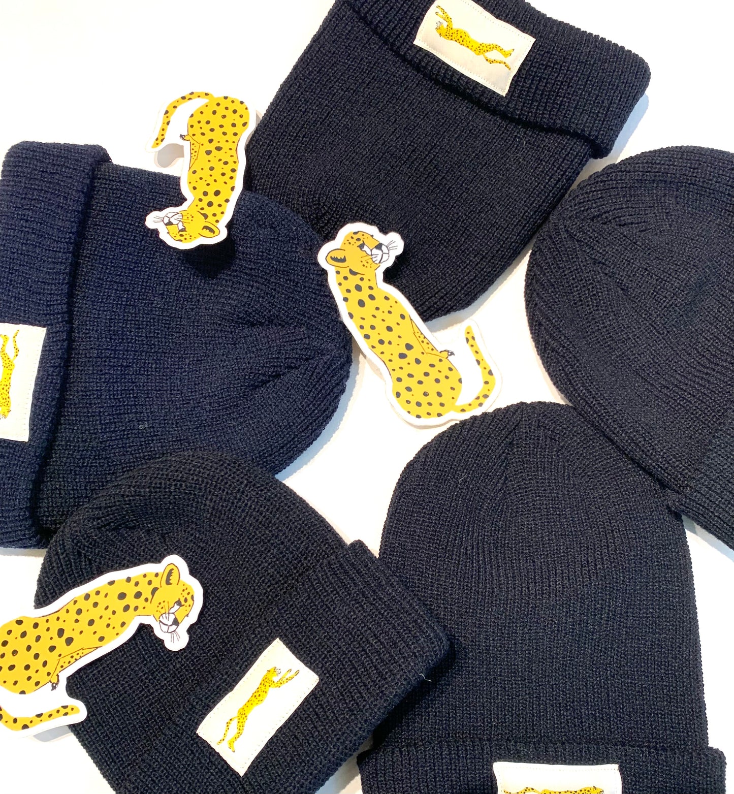 Black Cheetah Lightweight Beanie