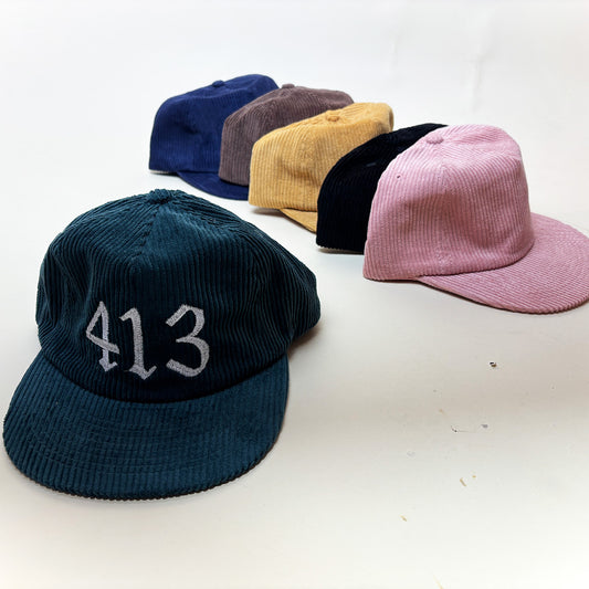 Custom Area Code Corduroy 5-Panel Hat
