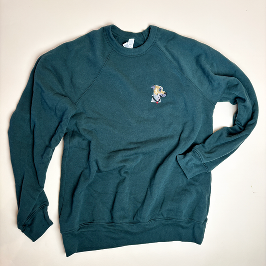 Custom Pet Embroidery - Unisex Crewneck Sweater