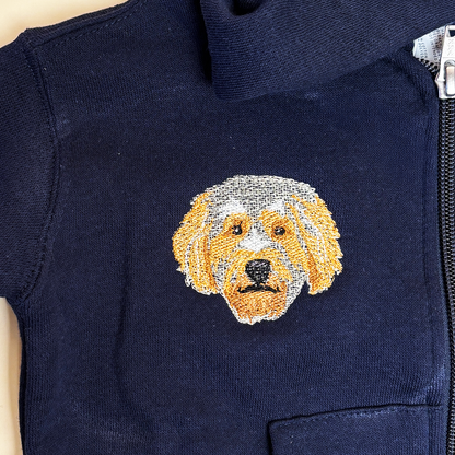 Custom Pet Portrait- Infant Sweatshirts - Baby Sizes