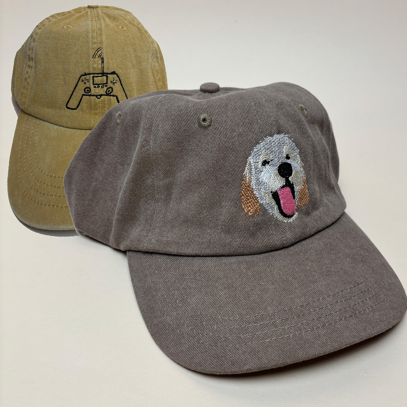 Unique Personalized-Custom Pet Portrait Or Art Dad Hats