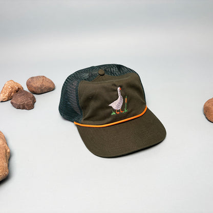 Wild Goose Hat – Embroidered 5-Panel Style