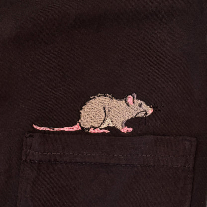 City Dwellers — Embroidered Rat Pocket Tee