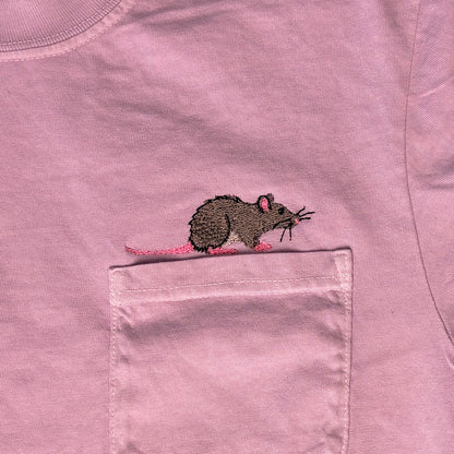 City Dwellers — Embroidered Rat Pocket Tee