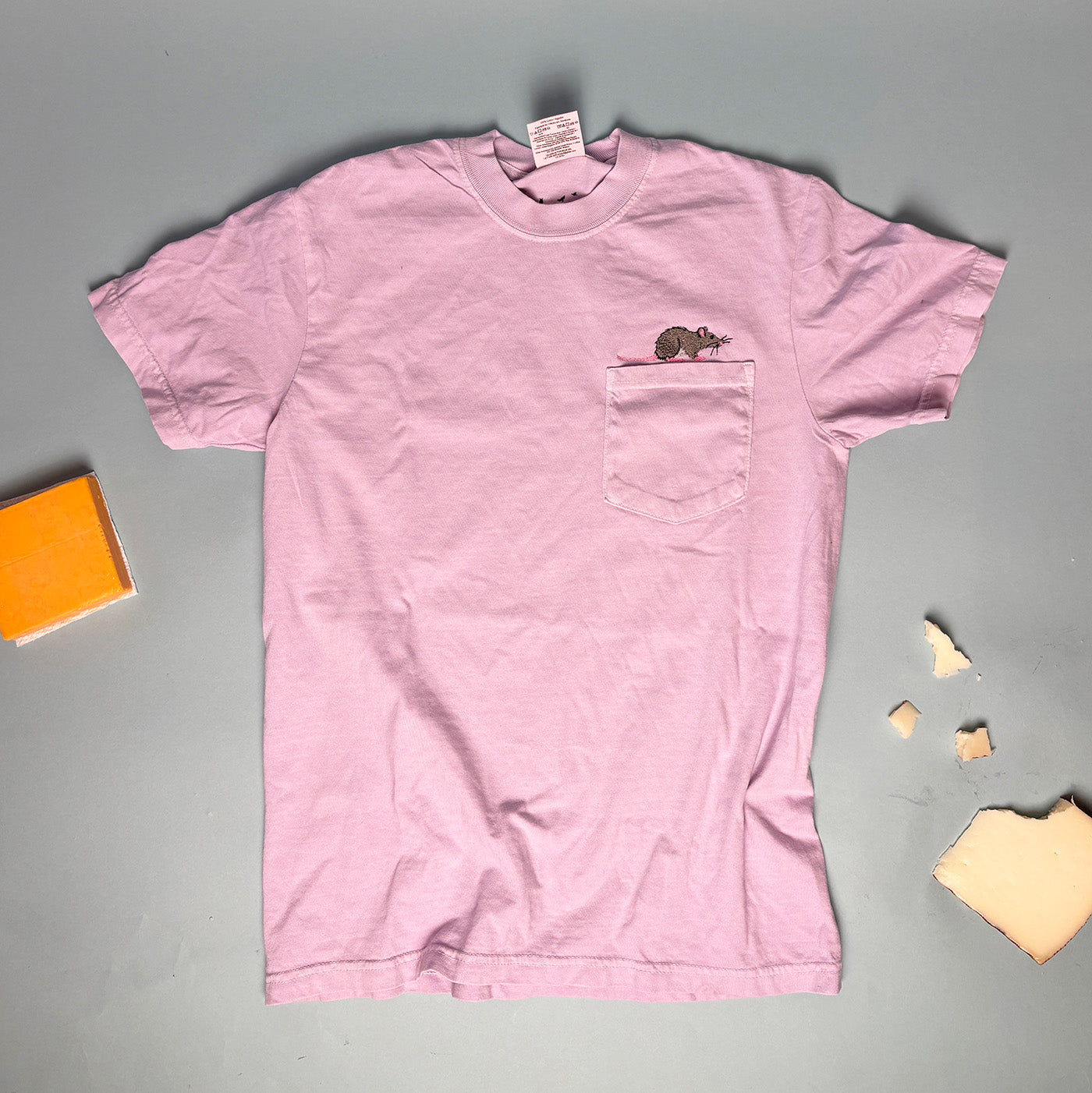City Dwellers — Embroidered Rat Pocket Tee