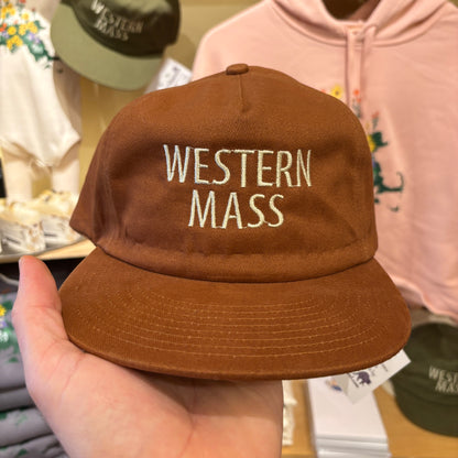 Western Mass Snap Back Brushed Cotton 5 panel Hat