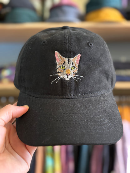 Unique Personalized-Custom Pet Portrait Or Kids Art Dad Hats
