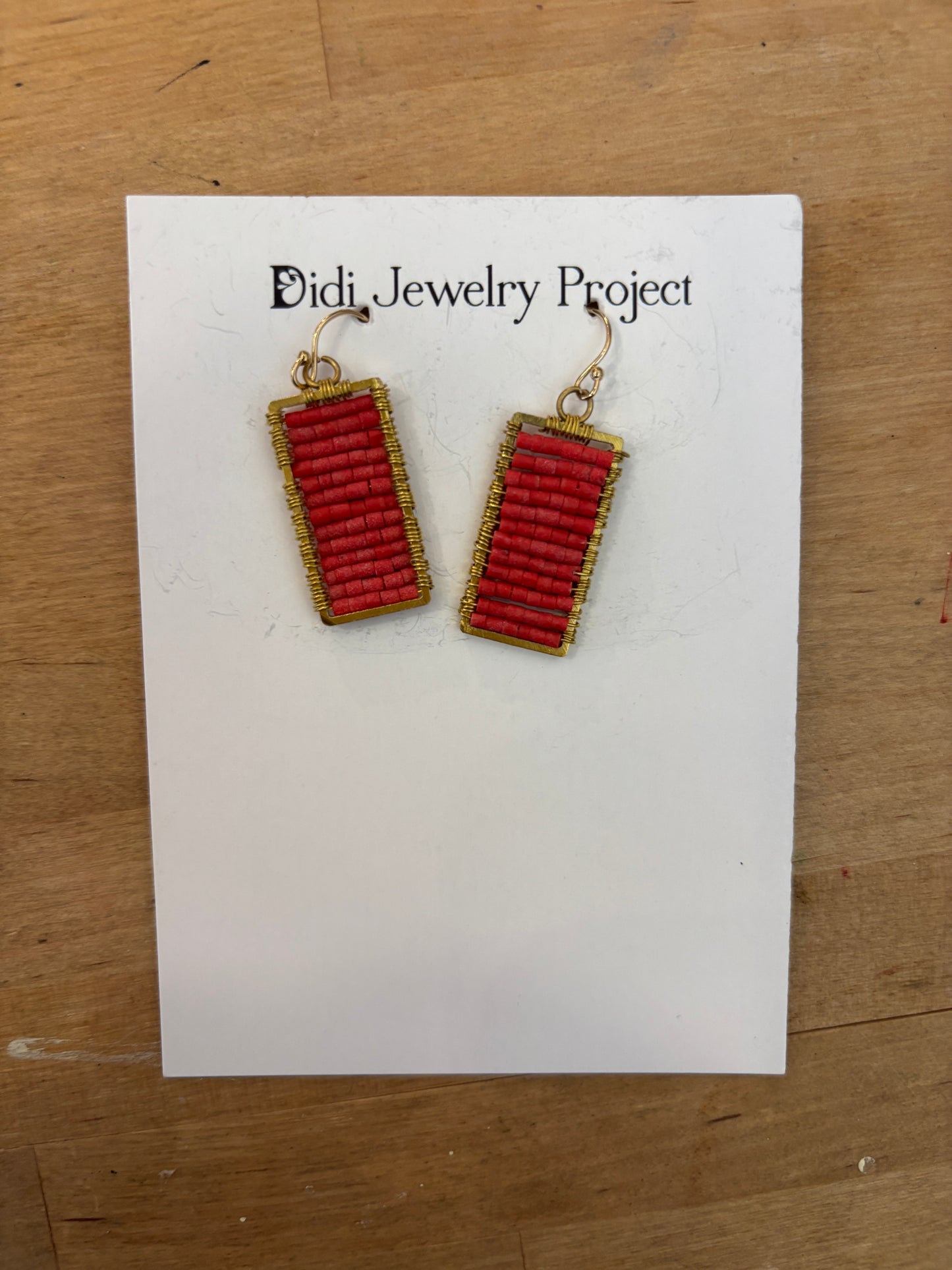 Spring Rectangle Earrings