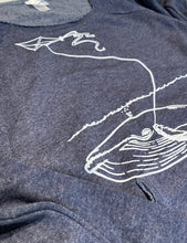 Womens Navy Whale Sweater