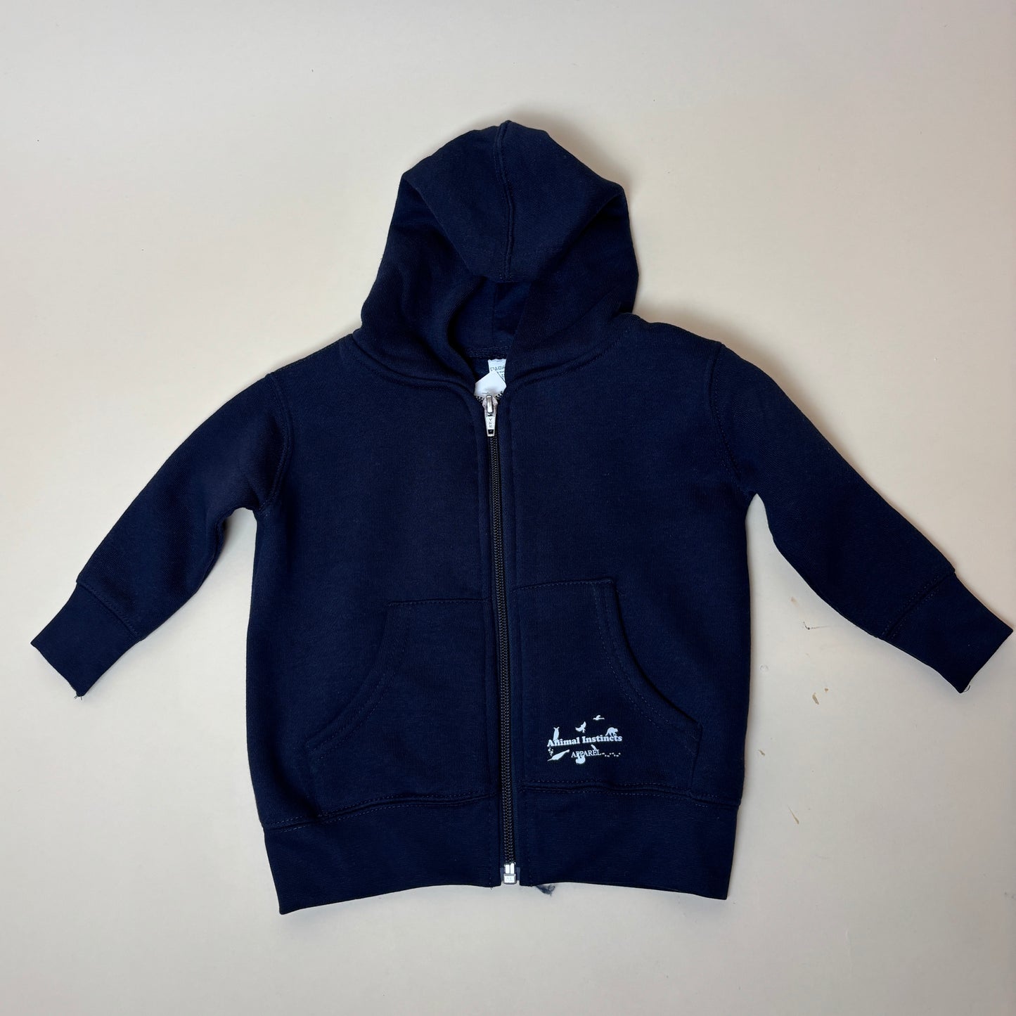 Infant Blue Whale Flying a Kite Zip Hoodie