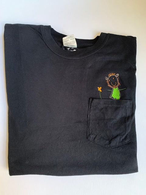 Transform Children's Artwork into Personalized Apparel Gift - Pocket Shirt