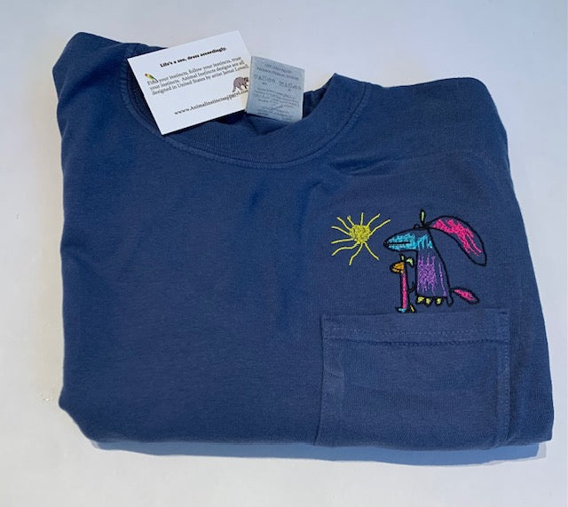 Transform Children's Artwork into Personalized Apparel Gift - Pocket Shirt