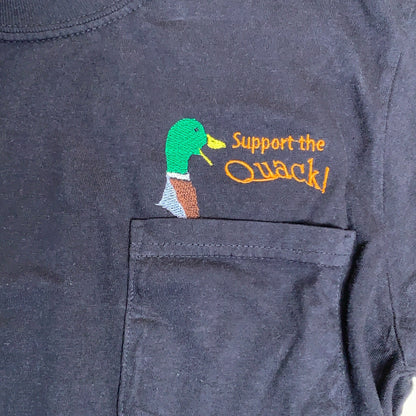 Duck Fundraiser Pocket Tee -Support The Quack!