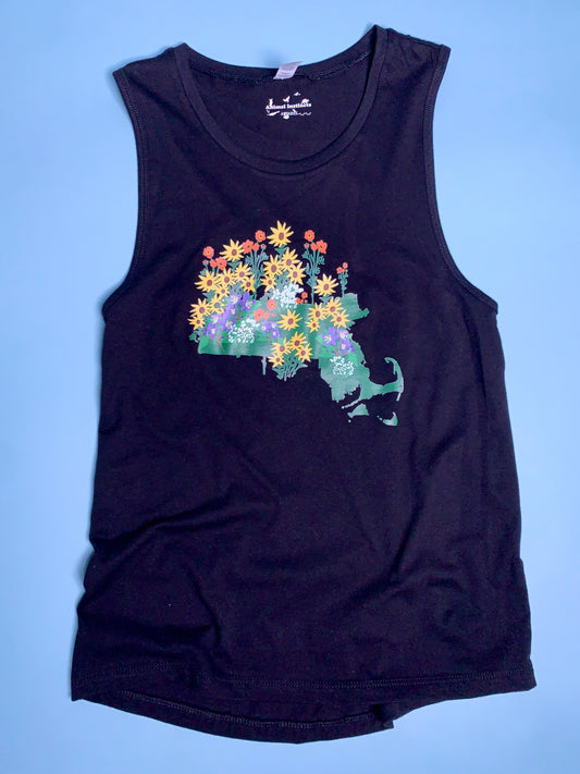 Massachusetts State Wildflower Womens' Tank Top