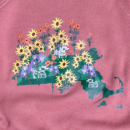 Massachusetts State Wildflower Unisex Crewneck Sweater