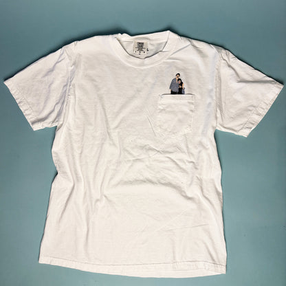 Custom Embroidered Pocket Shirt with Your Photo Portrait!