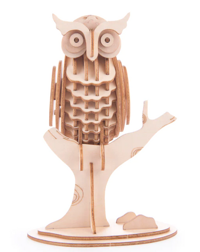 Owl 3D Wooden Puzzle- Kikkerland
