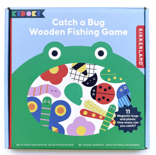 Catch a Bug Wooden Fishing Game