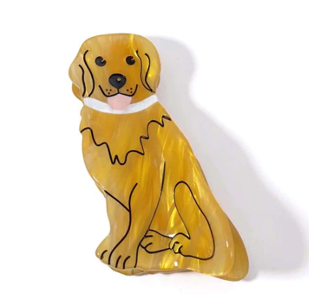 Golden Retriever Hair clip