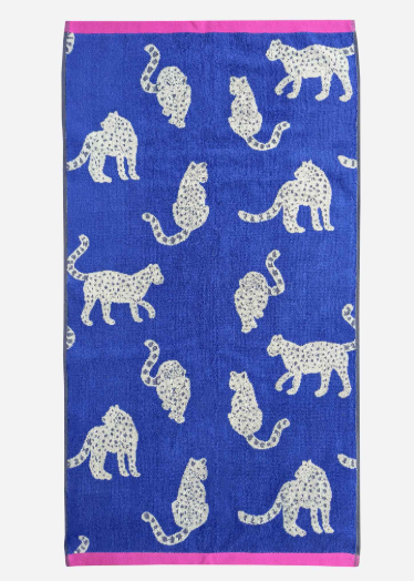Snow Leopard Organic Cotton Towels and Hand Towels