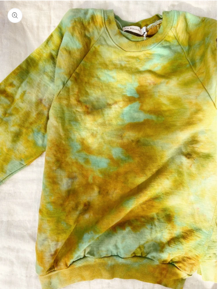 Mira Blackman Organic Sweatshirt in Sea Foam